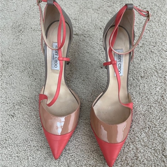 Jimmy choo nude and pink heels - Picture 2 of 6